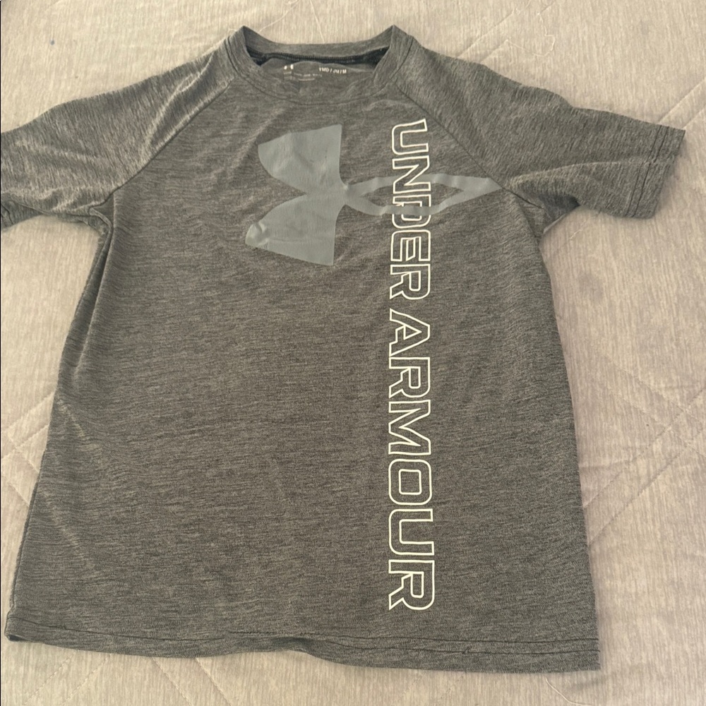 Under Armour Kids Charcoal Tee